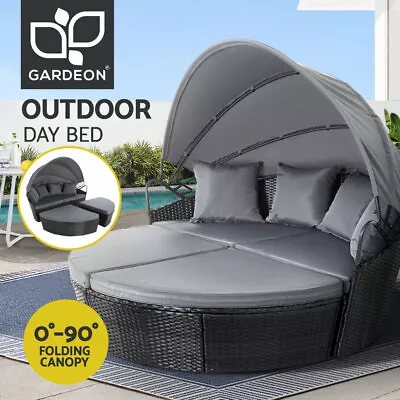 Gardeon Outdoor Sun Lounge Setting Patio Furniture Sofa Wicker Garden Day Bed • $469.95