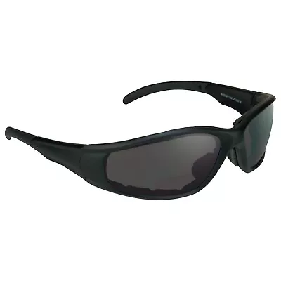 Z87 Safety Bifocal Motorcycle Riding Sunglasses Foam Cushion Large Readers Smoke • $35.99