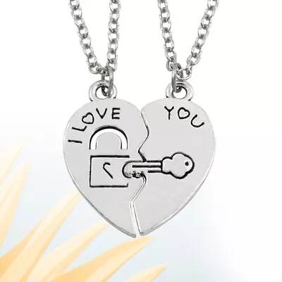 Couple Matching Necklaces Promise Necklace Relationship Necklaces • $8.22