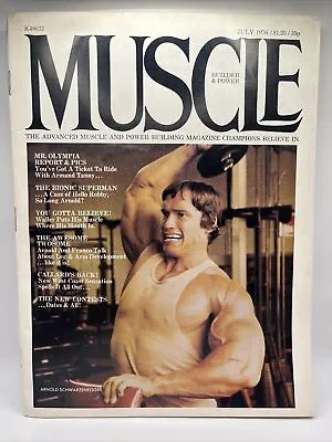 £21.76 • Buy Muscle Builder & Power Magazine  July 1976 Arnold Schwarzenegger Cover