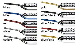 Renthal 7/8  Handlebars For ATV Silver 811-01-SI-03-219 • $99.96