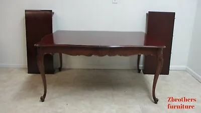 Antique French Dining Room Table Carved Mahogany Regency • $895.50