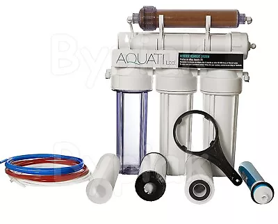 £81.90 • Buy 5 RO DI Reverse Osmosis Water Filter System With DI Resin 50/75/100/150 GPD