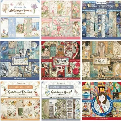 £8.25 • Buy Stamperia 8 X 8  Paper Pads - Scrapbook Papers NEW DESIGNS 2023