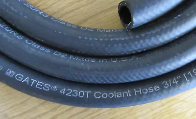 $49.95 • Buy 25' FT GATES 4230T Coolant / Heater Hose 3/4  SEA 20R3 Class D2
