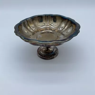 Wm. A. Rogers Silver Plated 6  Footed Candy Dish - Vintage • $21.99