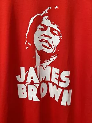 Classic James Brown Print  T Shirt Size Large • £15.99