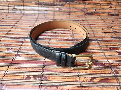 Allen Edmonds Ostrich Leather Belt 35031 Made In Italy Size 38  Length 45  • $77