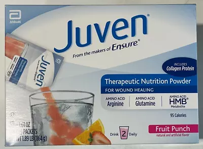 Juven Fruit Punch Therapeutic Nutrition Powder - Pack Of 30 EXP DATE Sept/2024 • $67.95