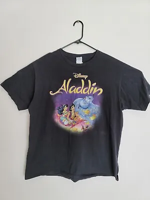 Aladdin Size XL Movie Poster Promo Vtg Genie Disney Distressed Movie • $19.99