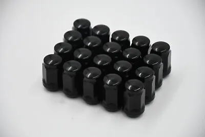 Set 20 Black Lug Nuts 3/4 Hex - 14mm X 1.5 1.4  Tall M14x1.5 • $20