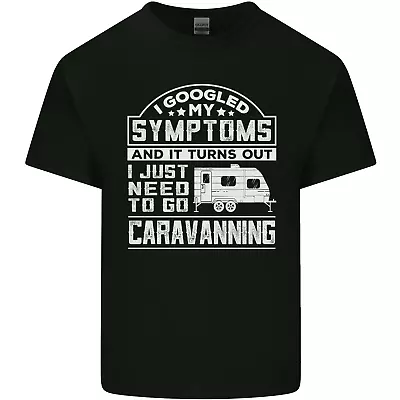 Symptoms Go Caravanning Caravan Funny Mens Cotton T-Shirt Tee Top • £8.75