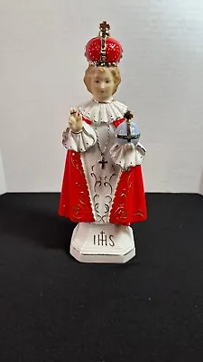 Vintage Infant Of Prague Jesus Child Catholic Statue 8” By Basilica Japan • $35