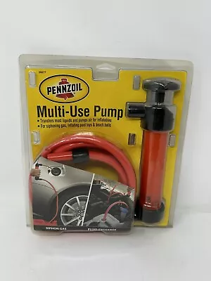 Pennzoil Multi-Use Pump 36677 Transfers Most Liquids & Pumps Air For Inflatables • $18.99