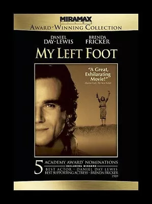 My Left Foot DVD THE MOVIE Daniel Day-Lewis Brenda Fricker Alison Whelan 1990 • $9.99