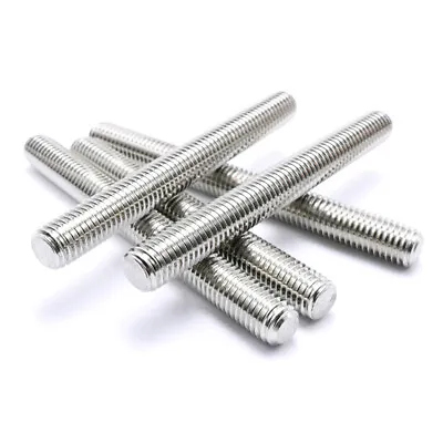 £11.39 • Buy M2-M20 Threaded Rod Full Thread Stud Bar Bolts Metric A2 Stainless Steel