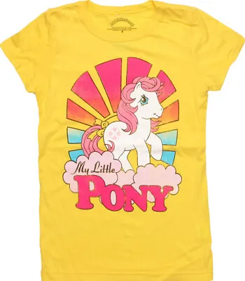 Original Retro My Little Pony Sundance Rainbow Starburst Girl Distressed T Shirt • $18.99