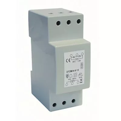 1A Variable Voltage DIN Rail Double Insulated Bell And Chime Transformer • £17.55