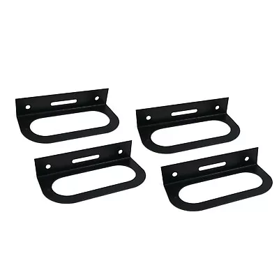 (Pack Of 4) Powder Coated Metal Light Mounting Bracket For 6  Oval Light For RV • $31.99