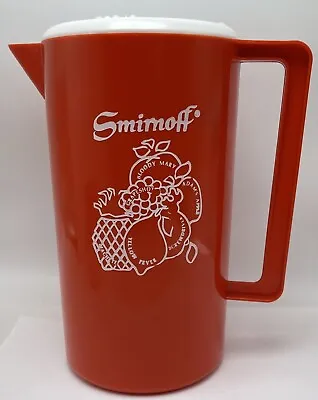 Vintage Smirnoff Plastic Drink Pitcher • $24.95