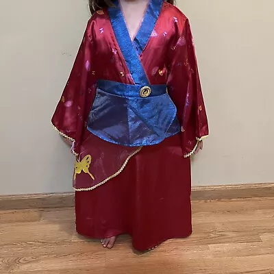 Disney Store Mulan Halloween Costume Girl's Size 6/6X Dress Up Princess • $39.88