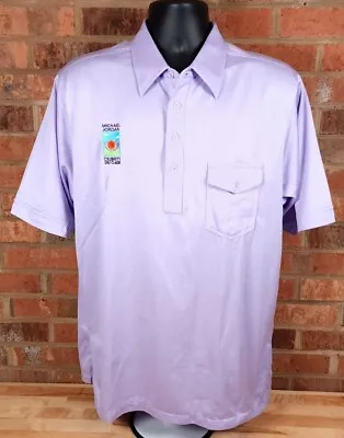 Michael Jordan Celebrity Golf Classic 1997 Mens Size XL Polo Shirt Purple • $34.54