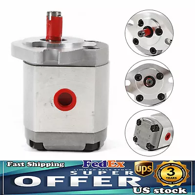 6ml/r Mini Hydraulic Gear Pump Flat Keyed Shaft SAE Flange Mounting HighPressure • $46.55