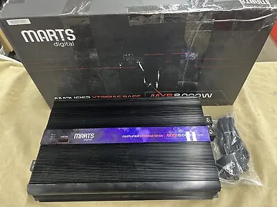 Marts Digital MXB8000W Mono 8000W RMS Amplifier - 8K Sub Bass Amp For Repair • $249.99