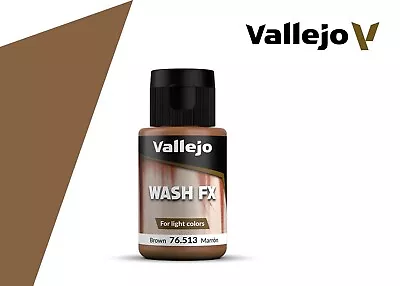 Vallejo Wash Fx - Model Weathering - Brown (35ml) - 76513 • £5.25