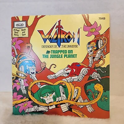 Vintage 1986 Voltron Trapped On The Jungle Planet Read Along Book Only No Tape • $10