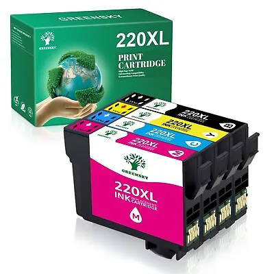 220 XL T220XL For Epson Ink Cartridges WorkForce WF-2660 WF-2750 XP-420 LOT • $13.95