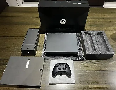 $450 • Buy Xbox One X Project Scorpio Limited Edition Console Boxed - Good Condition RRAE