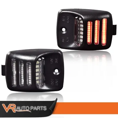 Fit For 05-15 Toyota Tacoma Tundra OLED TUBE LED License Plate Light Bumper Lamp • $11.68