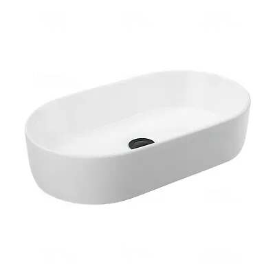 Bathroom Ceramic Basin Vanity Sink Counter Top Hand Wash Bowl High Gloss White • $62.70