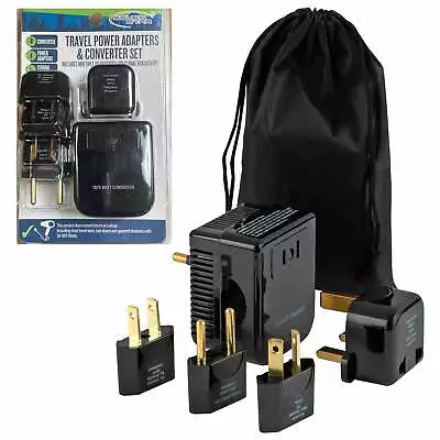 Travel Power Voltage Converter Adapter 1875W 4 Plugs 110-220 V Charger Transform • $29.94