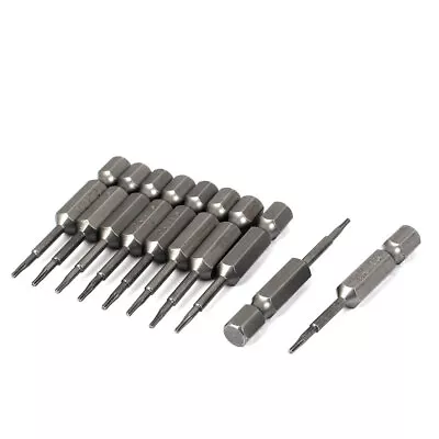 50mm Length 1.4mm Point T5 Magnetic Screwdriver Bit 10 Pcs • $26.40