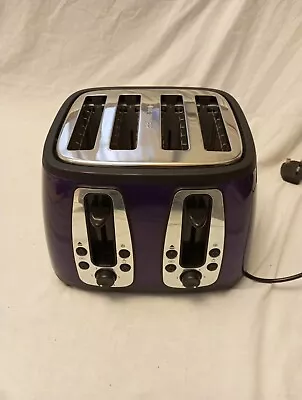 Russell Hobbs Toaster 4 Slice - Purple -19164 • £17