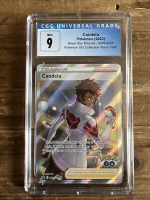 $0.99 • Buy Pokemon Candela Pokemon GO Full Art Promo SWSH228 Team Valor Collection CGC 9