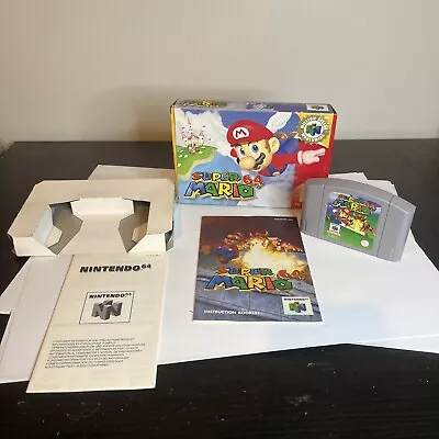 Boxed Super Mario 64 - Nintendo 64 - N64  Good Working Condition • $138