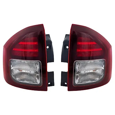 Tail Lights For 2014-2017 Jeep Compass Left Right Set Of 2 Halogen With Bulbs • $109.20