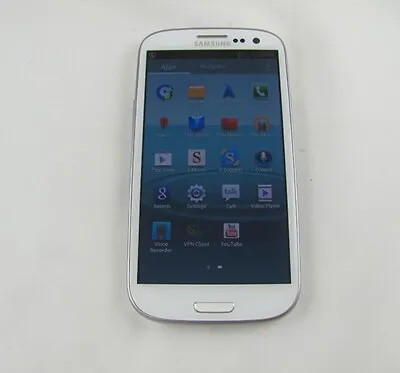 Samsung T999L Galaxy S3 T-Mobile Smartphone Android GOOD (White) • $42.95