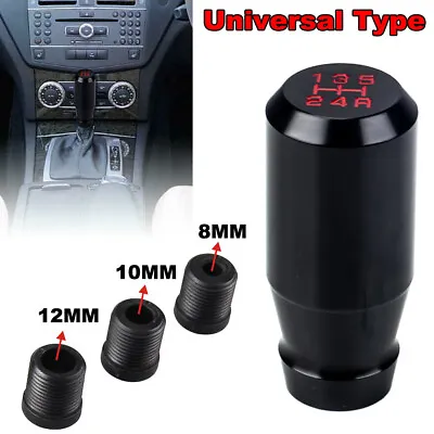 $15.99 • Buy 3  Black 5 Speed Car Gear Shift Knob Shifter Lever Manual Stick Head Replacement