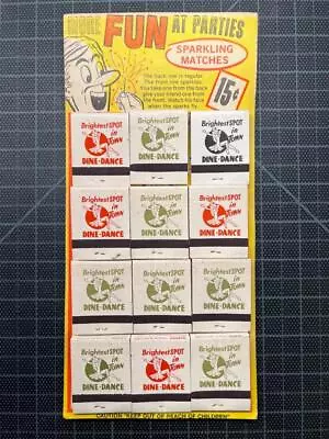 Vintage 1960's Fun SPARKLING MATCHES Trick Novelty Old Store Display Gag NOS MOC • $29.95
