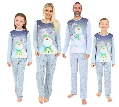 £15.99 • Buy Official The Snowman And The Snowdog Matching Family Christmas Long Pyjamas