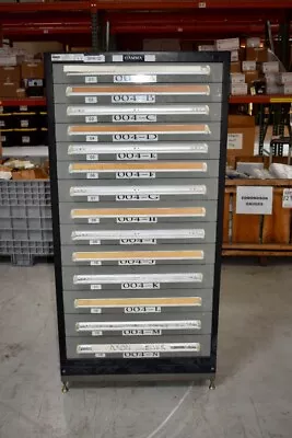 Stanley Vidmar 14 Drawer Modular Tool Storage Cabinet 63'' X 30'' X 27-1/2''  • $1699.99