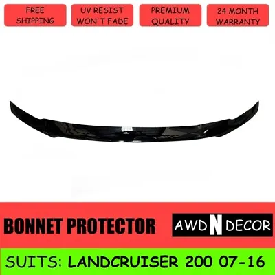 Bonnet Protector For Toyota Landcruiser 200 Series 2007 - July 2015 Tinted Guard • $84.99