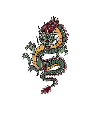 Chinese Dragon Sticker • $3.20