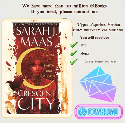 House Of Earth And Blood (Crescent City Book 1) By Sarah J. Maas • $7.99