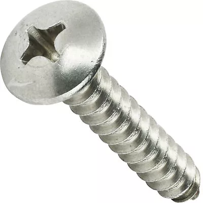 #8 Truss Head Sheet Metal Screws Self Tapping Phillips Stainless Steel All Sizes • $296.13