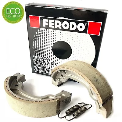 KAWASAKI Z 200 A6 1983 Eco Friction Ferodo Rear Brake Shoes • £10.83